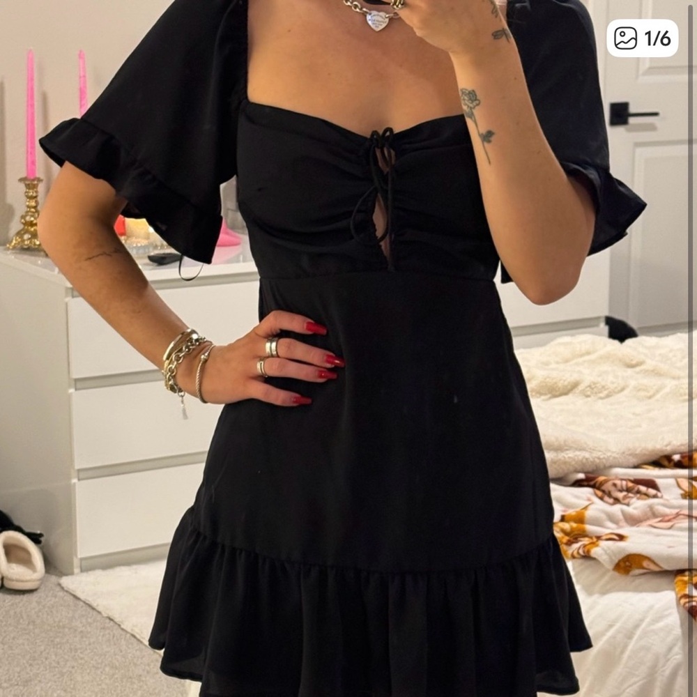 Abercrombie & Fitch Black Mini Dress